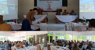 Suasana Bimtek Desa Anti Korupsi di Balai Desa Margasari